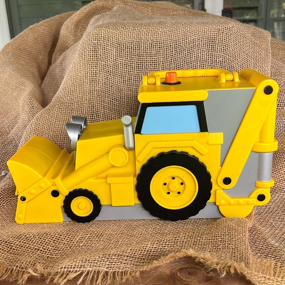 Bob The Builder Scoop Portable Carrying Case Bulldozer Learning Curve - Picture 10 of 14